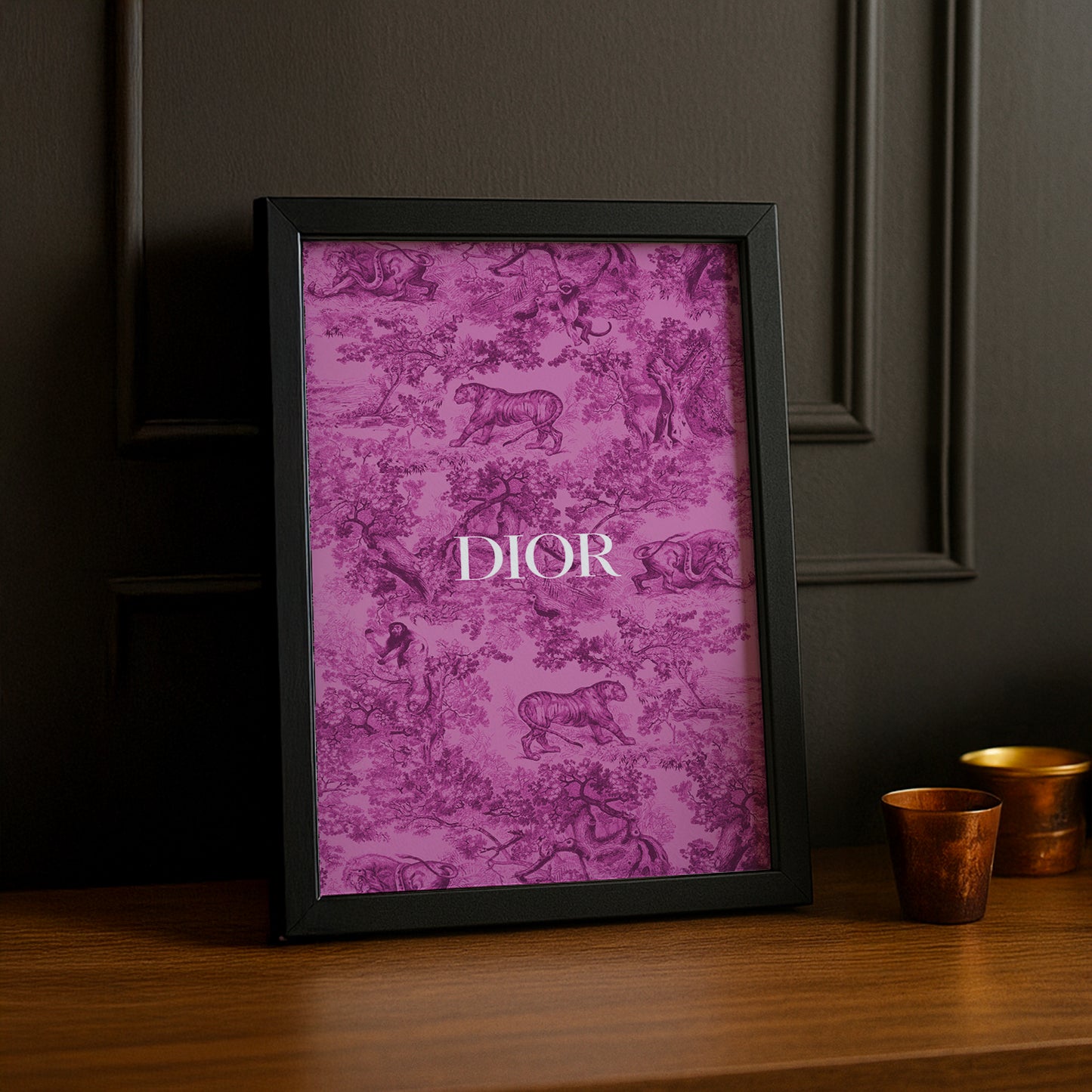 Cadre photo Dior Pink Dessin