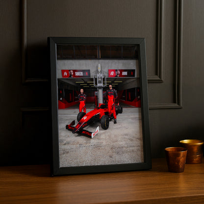 Poster encadrée GP Explorer - Écurie Netflix Squeezie x AmineMaTue