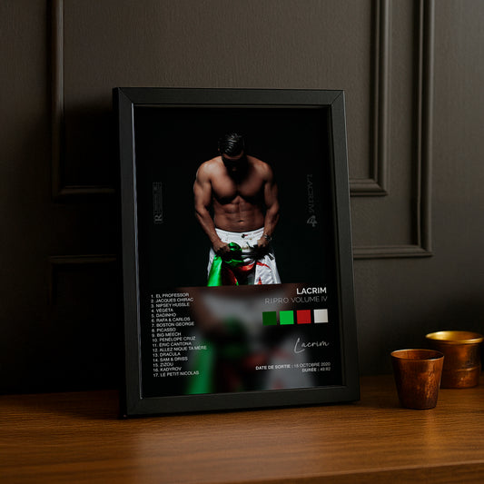 Cadre photo Album Musicaux - Ripro Volume 4 de Lacrim
