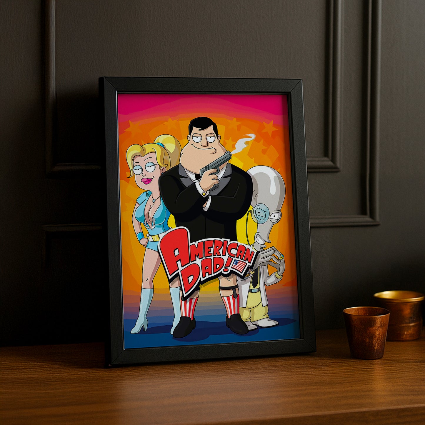 Cadre Photo American Dad - James Bond