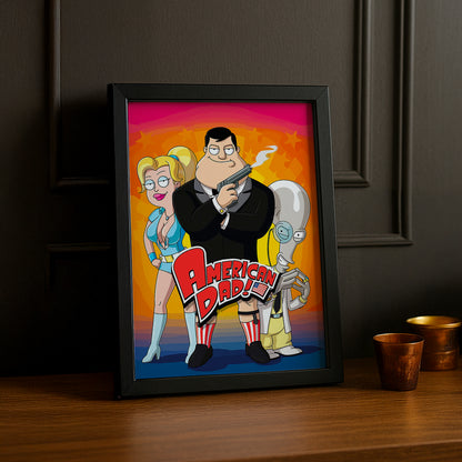 Cadre Photo American Dad - James Bond