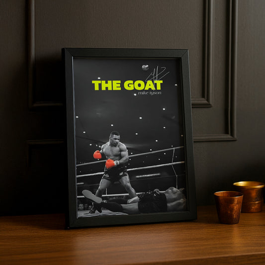 Cadre Photo Boxe - Mike Tyson "The Goat"