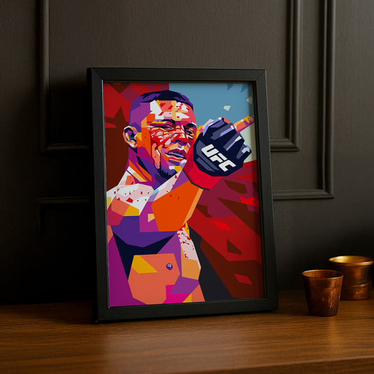 Cadre photo UFC - Illustration de Nate Diaz