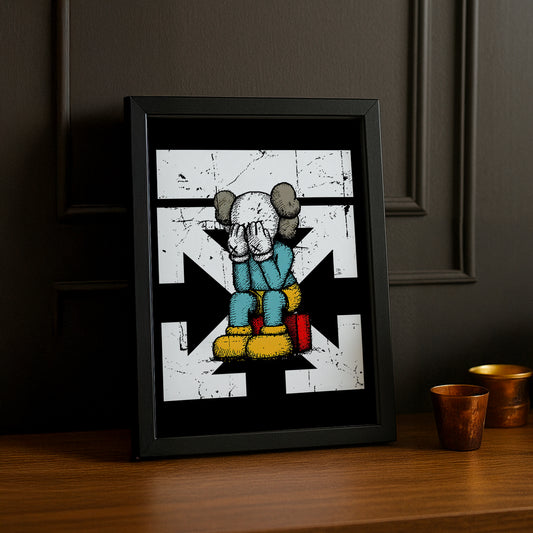 Cadre photo Off-White x Kaws