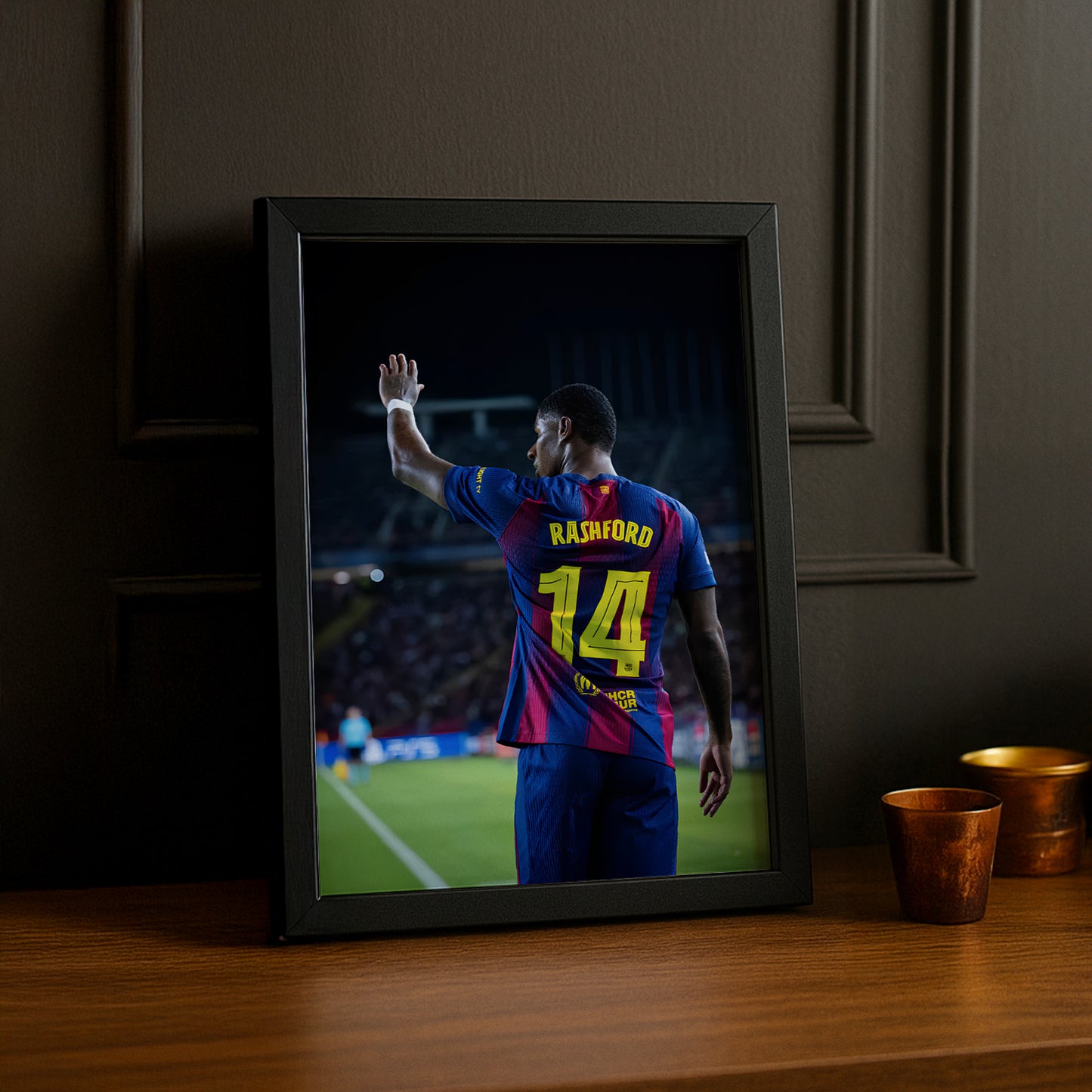 Poster encadrée FC Barcelone - Rashford