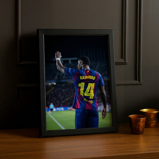 Poster encadrée FC Barcelone - Rashford