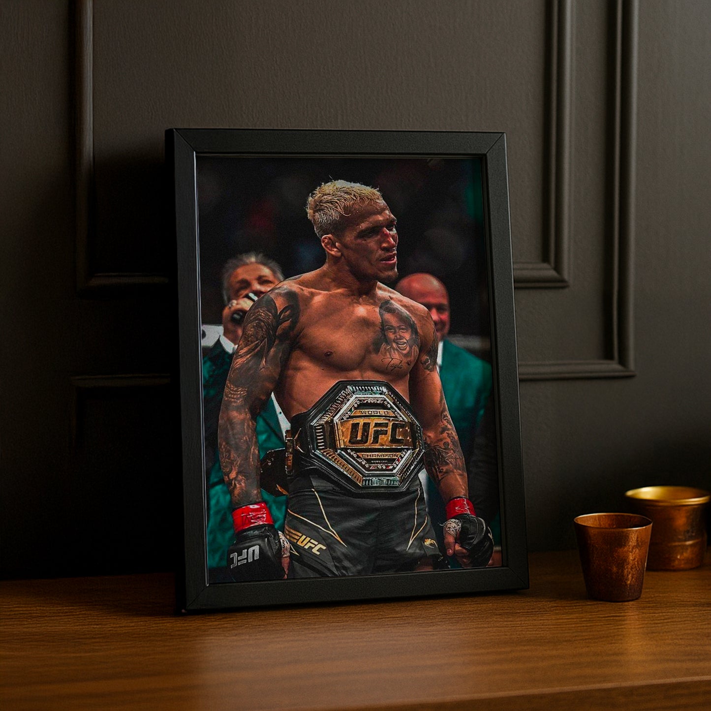 Cadre photo UFC - Charles Oliveira Champion