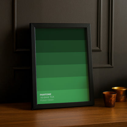 Cadre Photo Pantone Dégradé - Poison Green