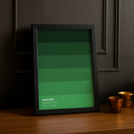 Cadre Photo Pantone Dégradé - Poison Green