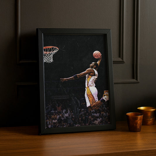 Cadre photo NBA - Kobe Bryant Dunk
