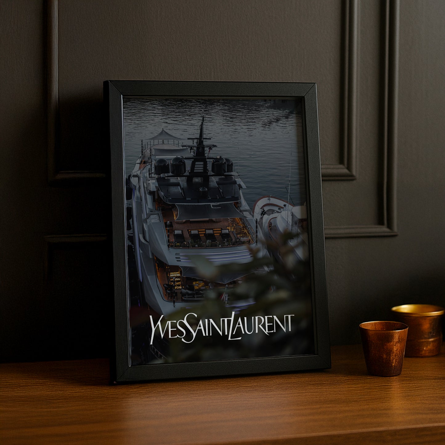 Cadre photo Yves Saint Laurent - Bateau