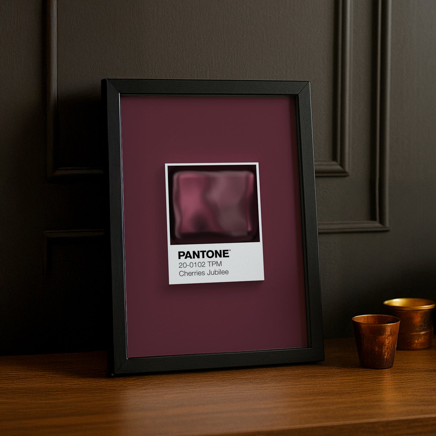 Cadre Photo Pantone Étiquette - Cherries Jubilee
