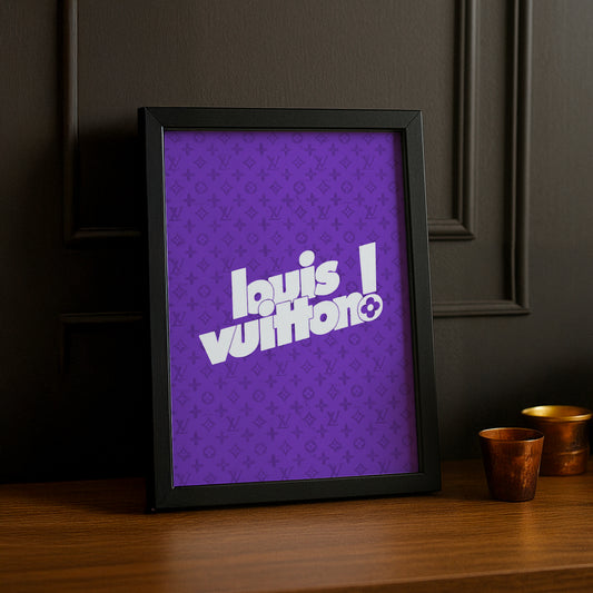 Cadre photo Louis Vuitton Purple