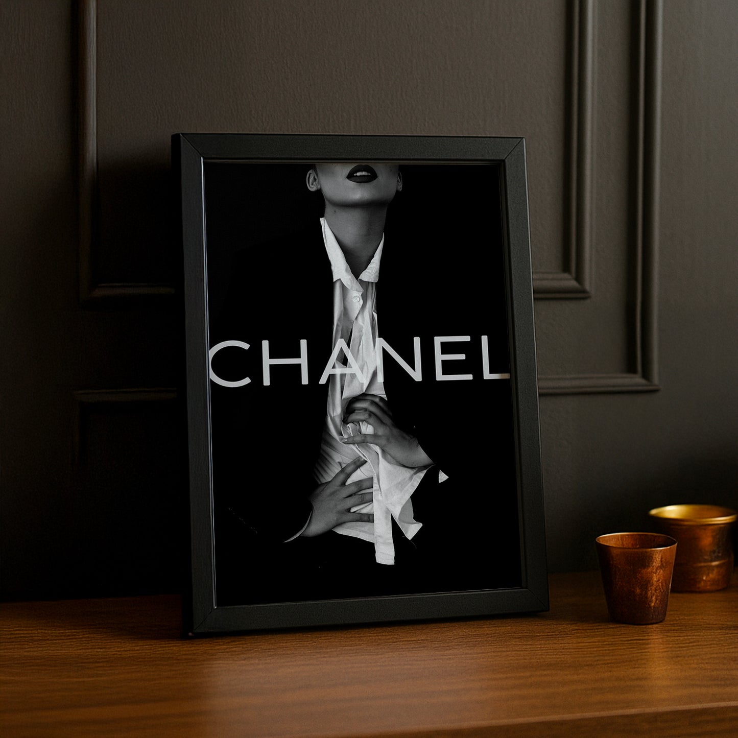 Cadre photo Chanel logo