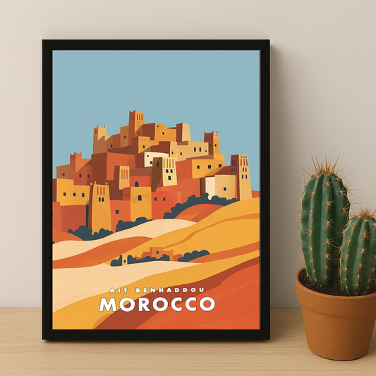 Ait Benhaddou Maroc - Poster