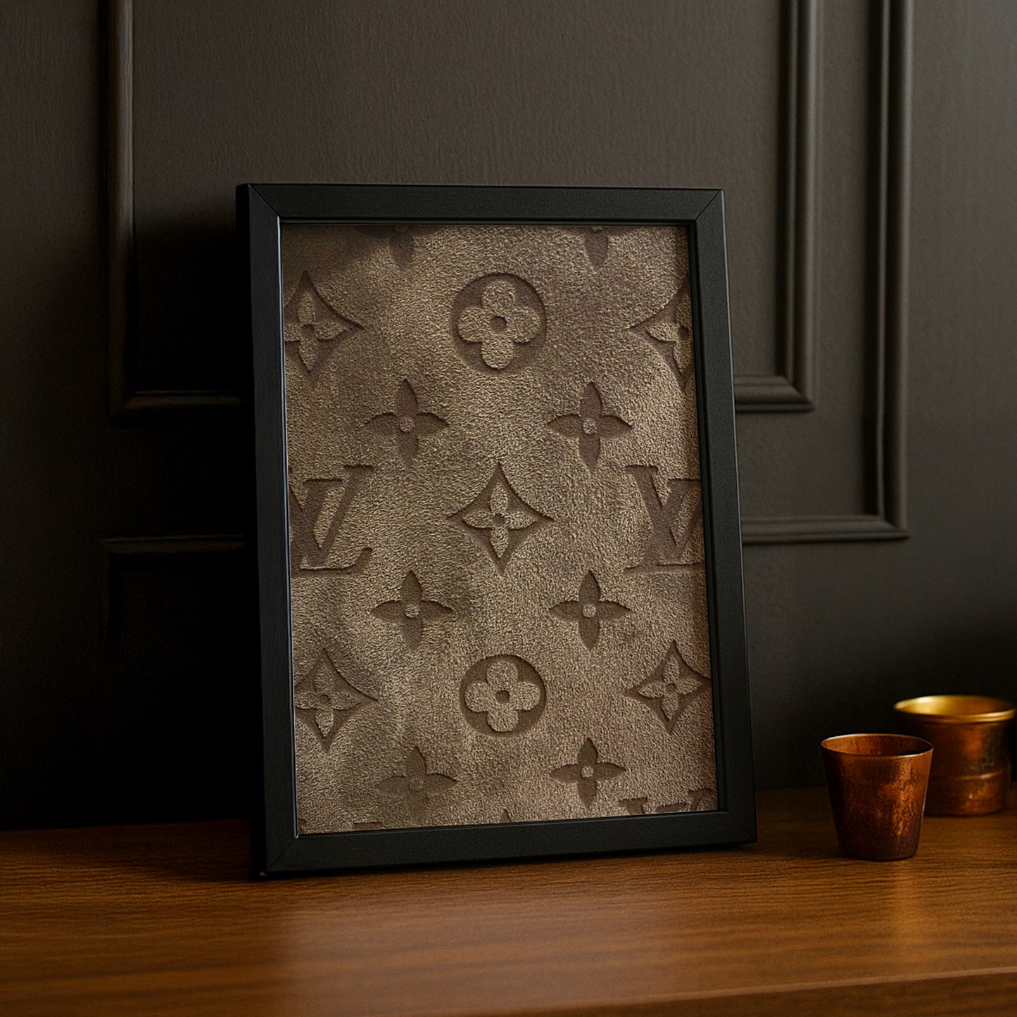 Cadre photo Louis Vuitton Sable motif