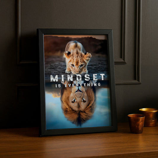 Cadre photo Motivation - Mindset is everything