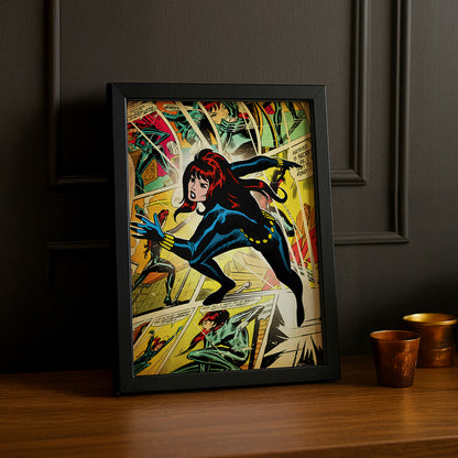 Cadre photo Black Widow Marvel