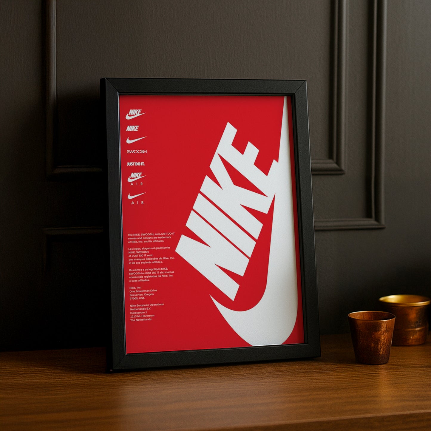 Cadre Photo Nike - Boite Rouge