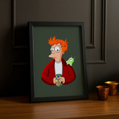 Cadre Photo Futurama - Philip Drinks