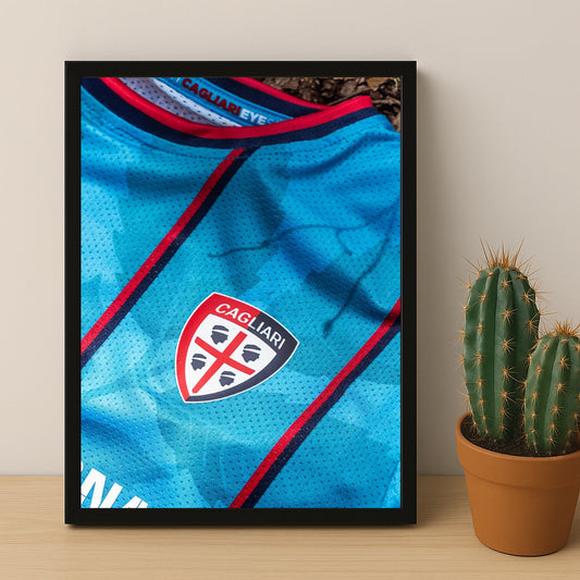 Poster Maillot Football - Cagliari Kit 25-26