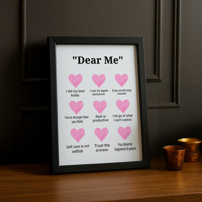 Cadre photo Citation - Dear Me