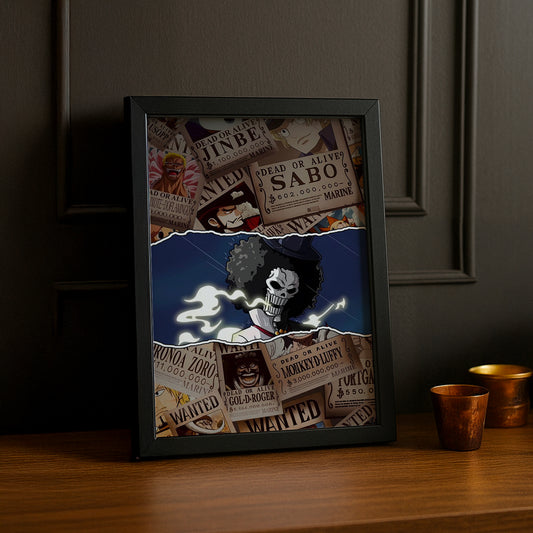 Cadre photo Brook One Piece