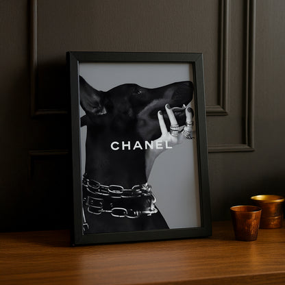 Poster Photo Chanel - Chien