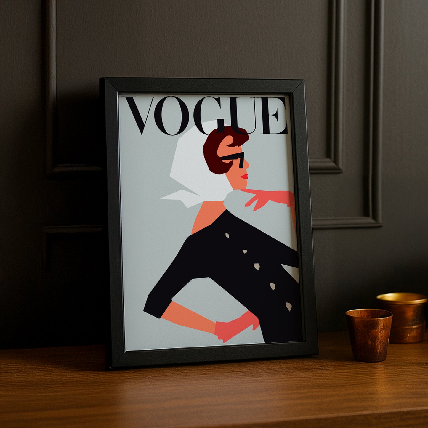 Cadre photo Vogue - Foulard