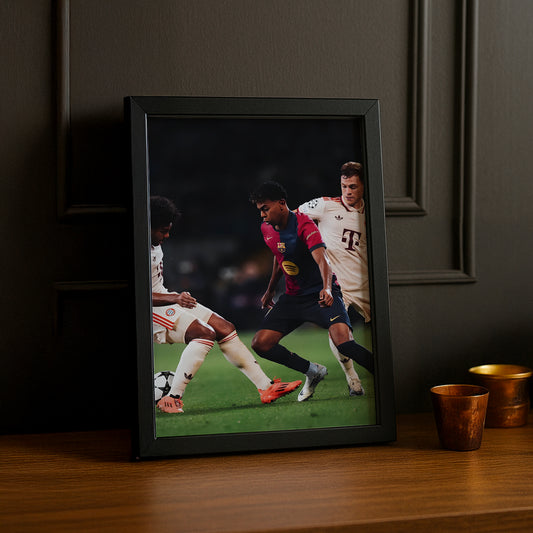 Cadre photo de Lamine Yamal vs Bayern Munich