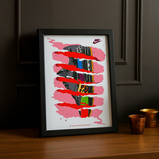 Cadre Photo Nike - Jordan 3 Illustration