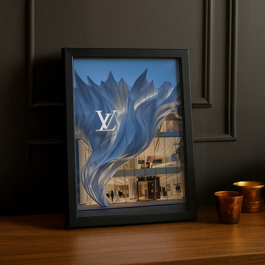 Cadre photo Louis Vuitton devanture