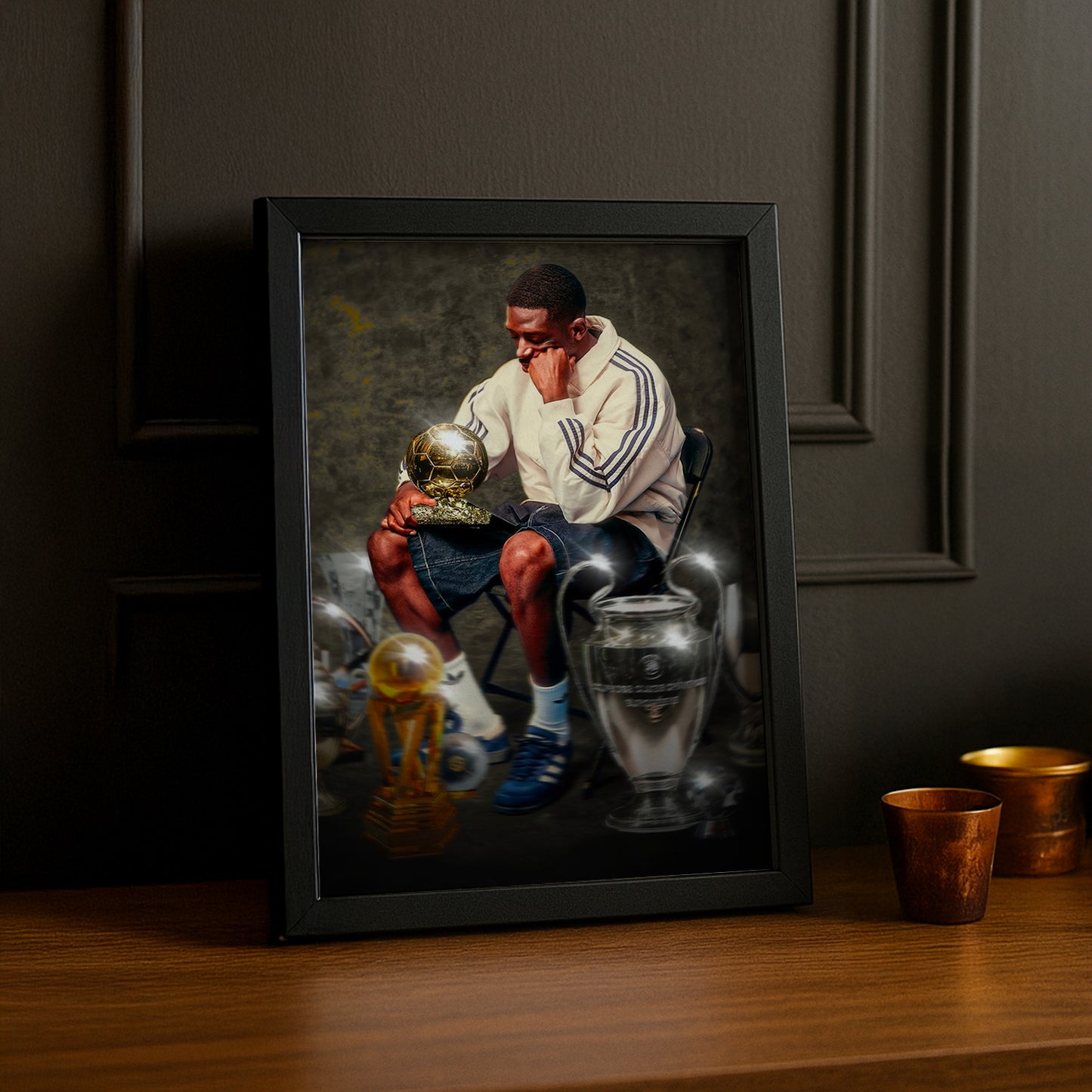 Cadre photo Ousmane Dembélé Ballon d'Or