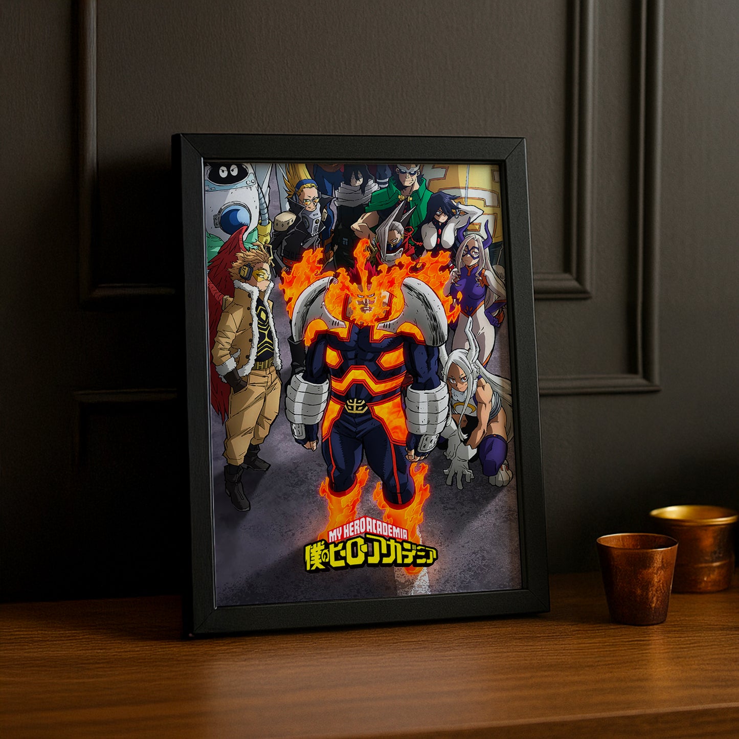 Cadre Photo My Hero Academia - Endeovor Team