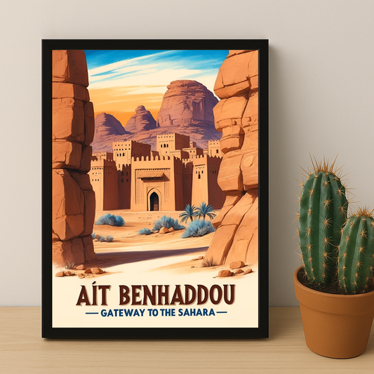 Ait Benhaddou Sahara Maroc - Poster