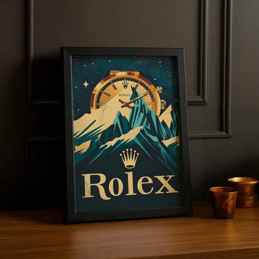 Cadre photo Rolex illustration