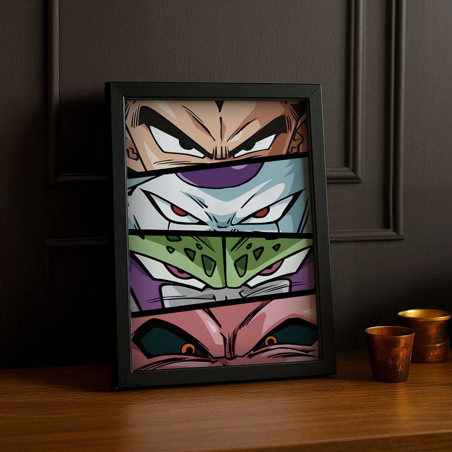 Poster Dragon Ball Z - Eyes Villians DBZ
