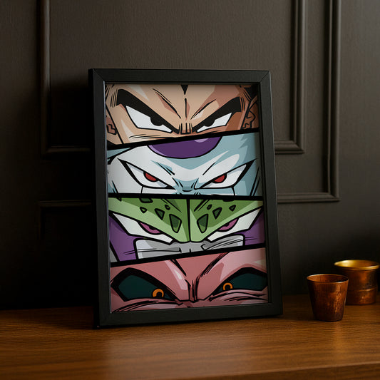 Poster Dragon Ball Z - Eyes Villians DBZ