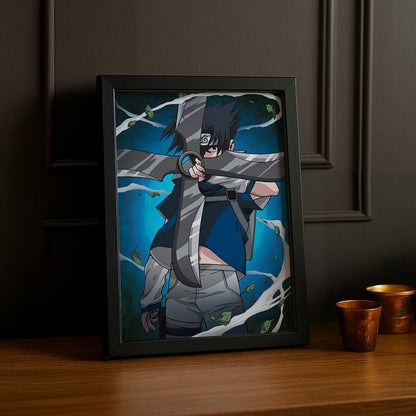 Cadre Photo Naruto - Sasuke