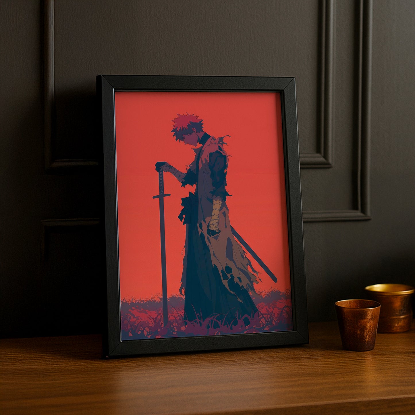 Cadre Photo Bleach - Kurosaki Ichigo Red