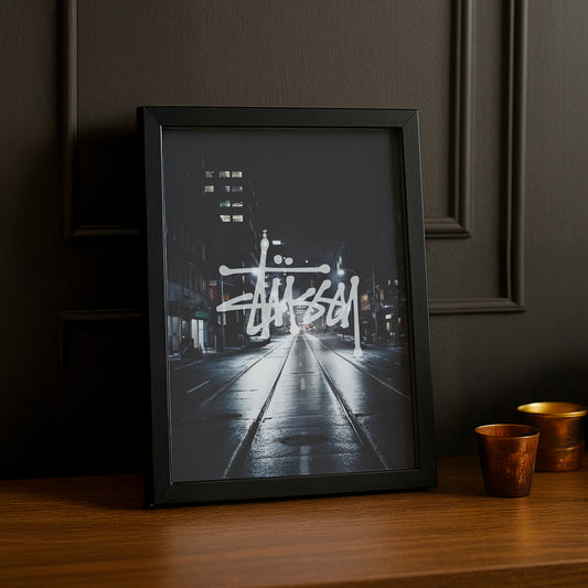 Cadre photo Stüssy logo town