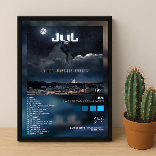 Poster Jul - Album La tête dans les nuages