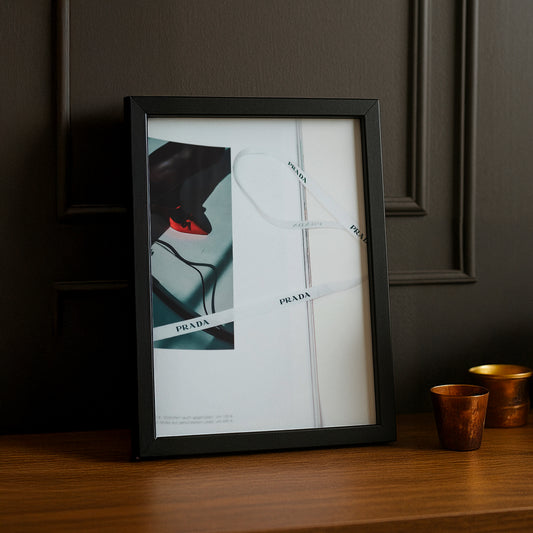 Cadre Photo Prada - Ruban Blanc
