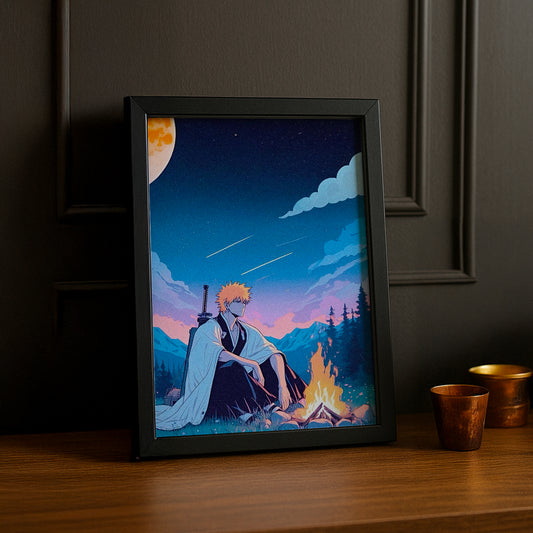 Cadre Photo Bleach - Kurosaki Ichigo Feu de Camp