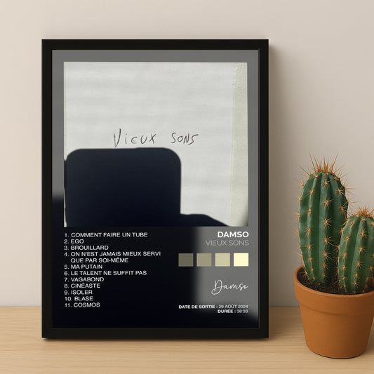 Poster Damso – Album Vieux sons