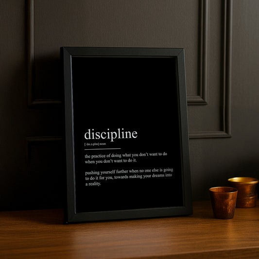 Cadre Photo Motivation - Discipline définition