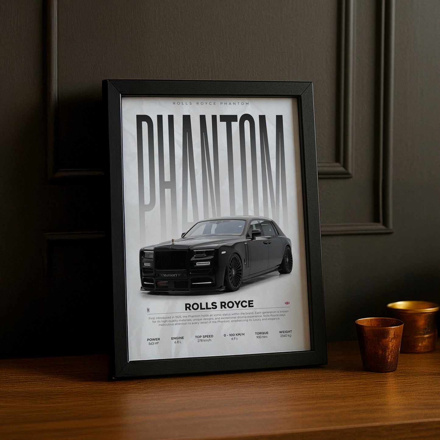 Cadre photo Rolls Royce Phantom