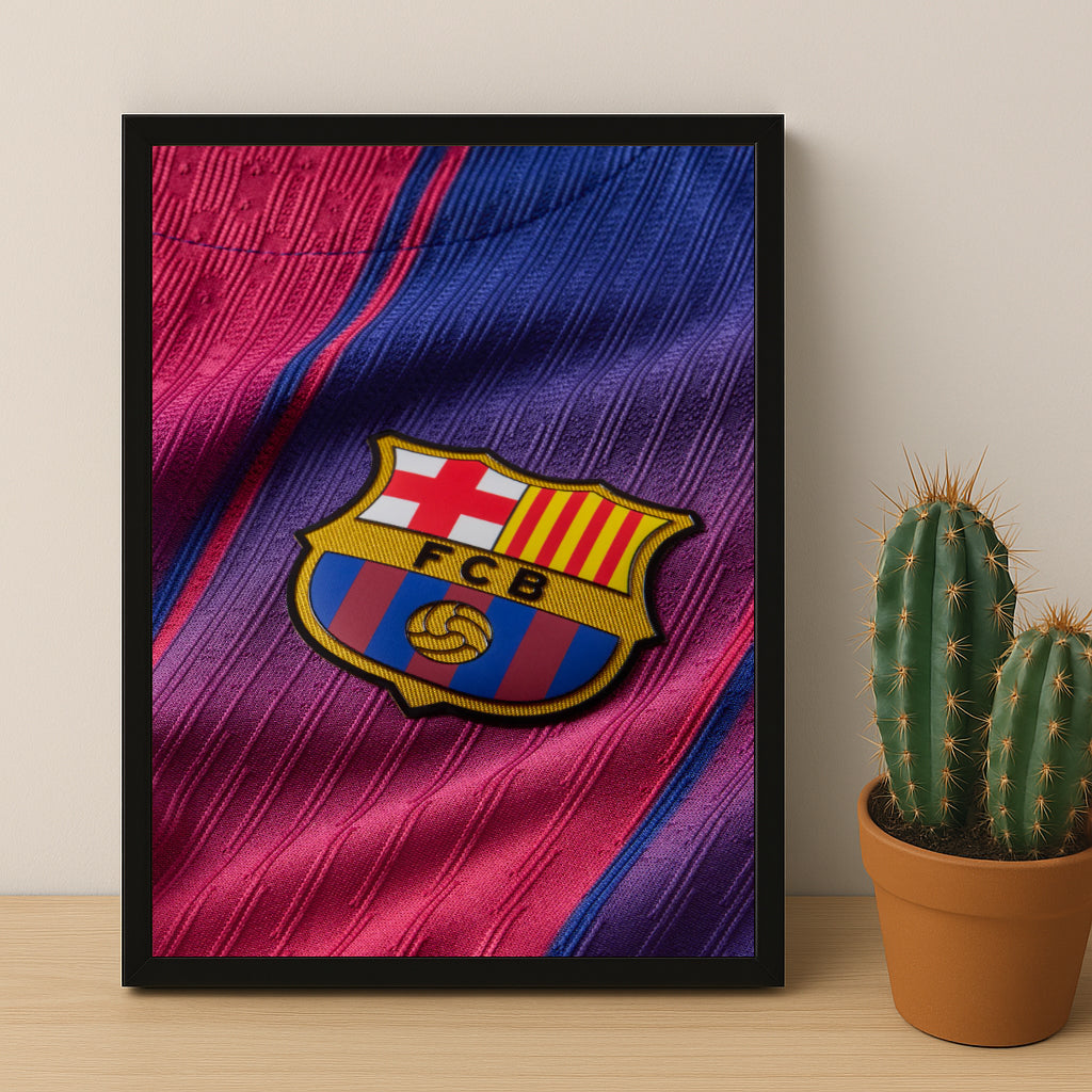Cadre photo - Maillot FC Barcelone Domicile 25-26