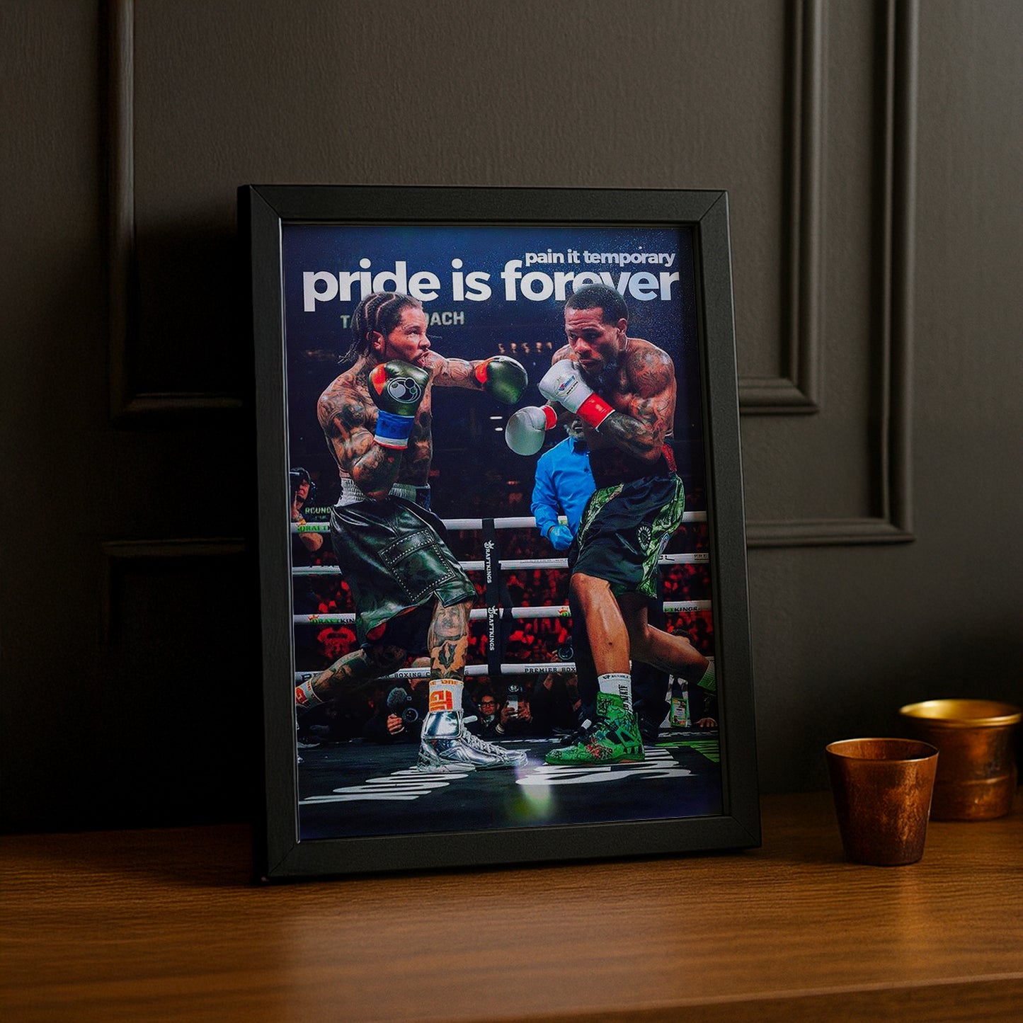 Cadre Photo Boxe - Gervonta Davis vs Lamont Roach