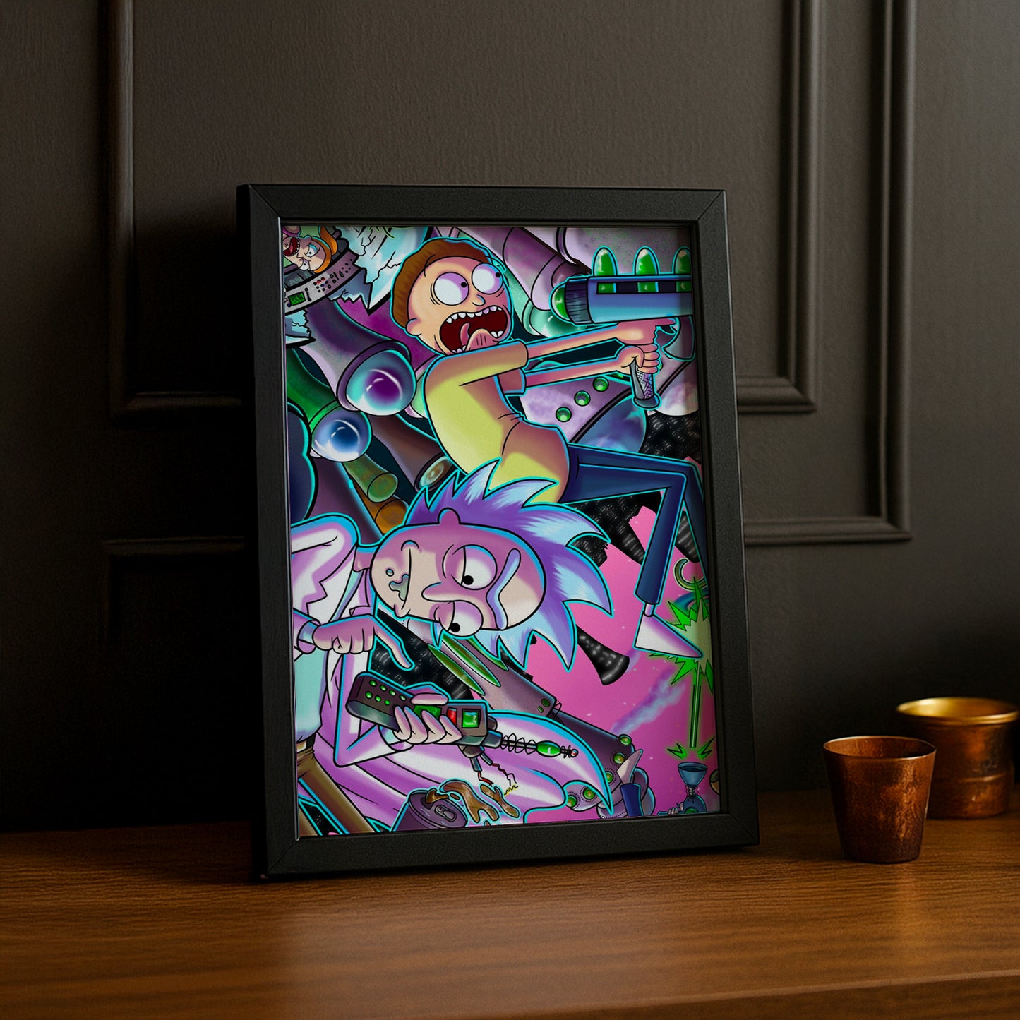 Cadre photo de Rick et Morty